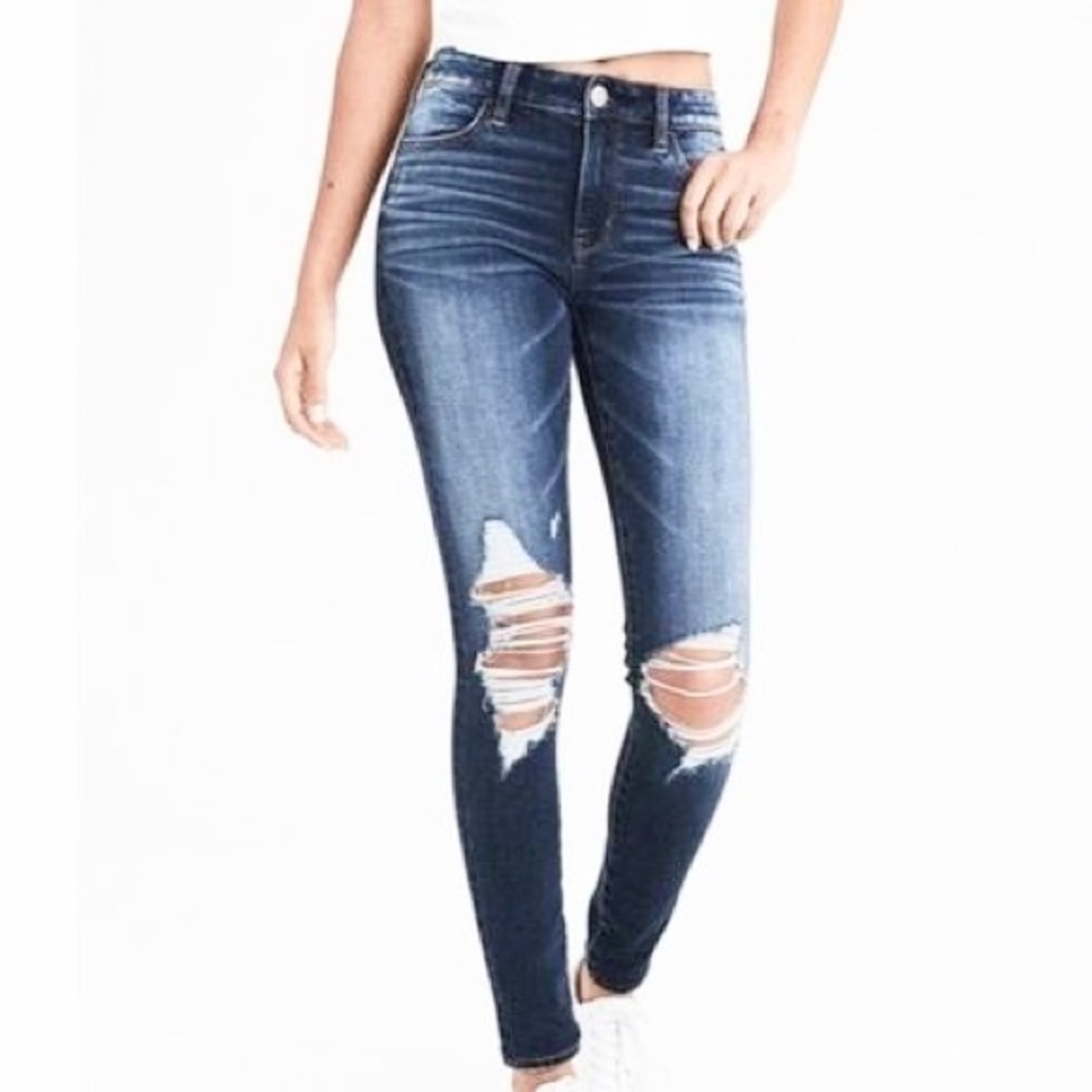 AEO High Rise Jeggings, Size 8